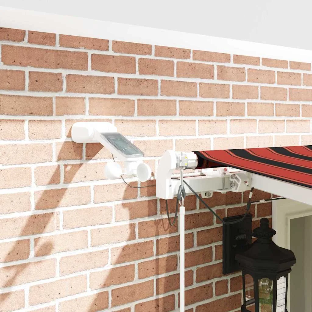 Behúzható napellenző Narancs és Barna 600 × 350 cm