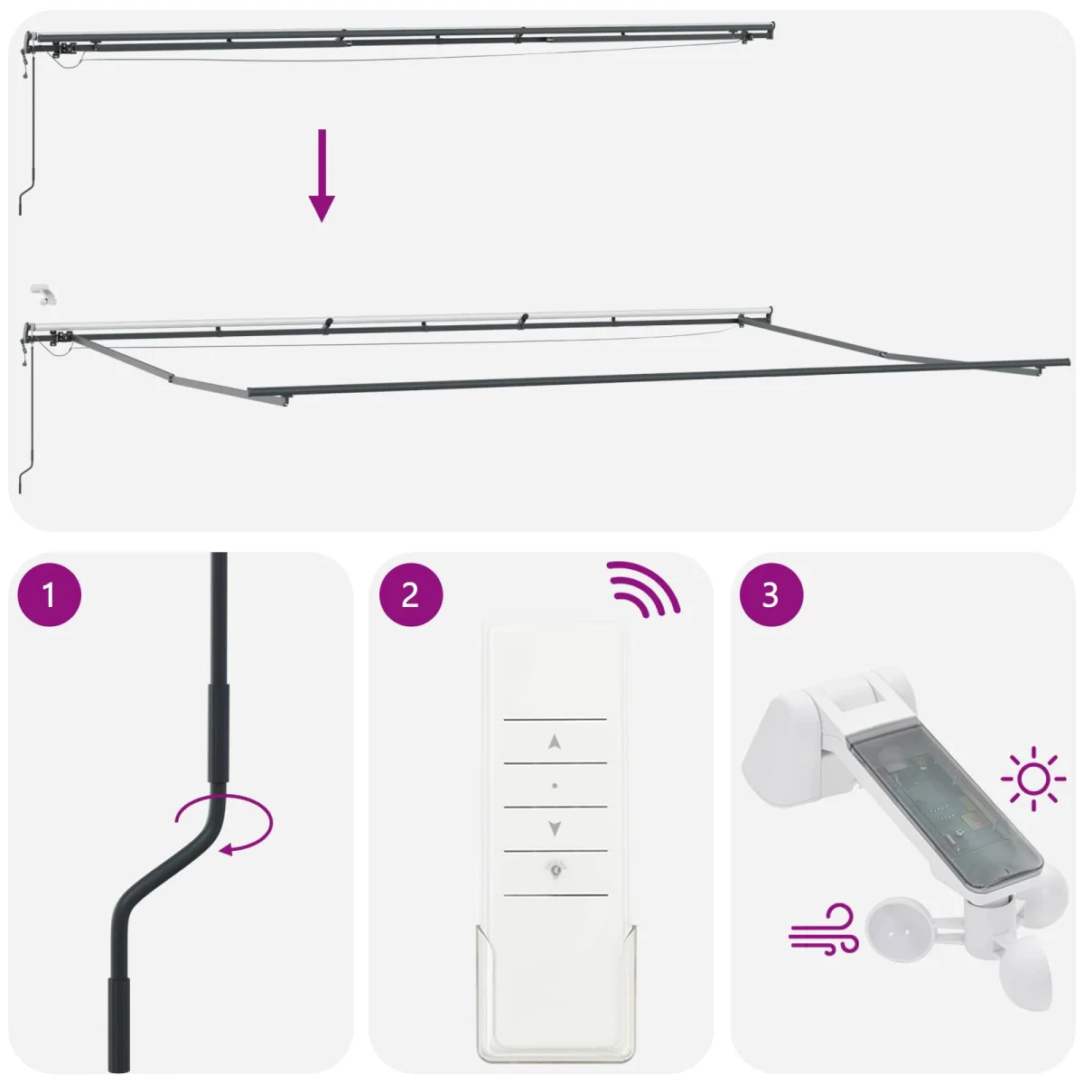 Napernyő Anyag narancssárga és barna 600 × 350 cm Poliészter