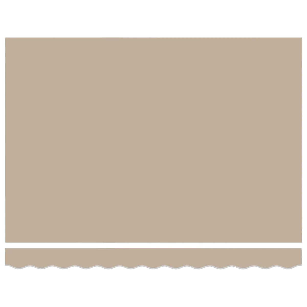 Kézi Retraktálható Napernyő Bézs 3 x 2,5 m