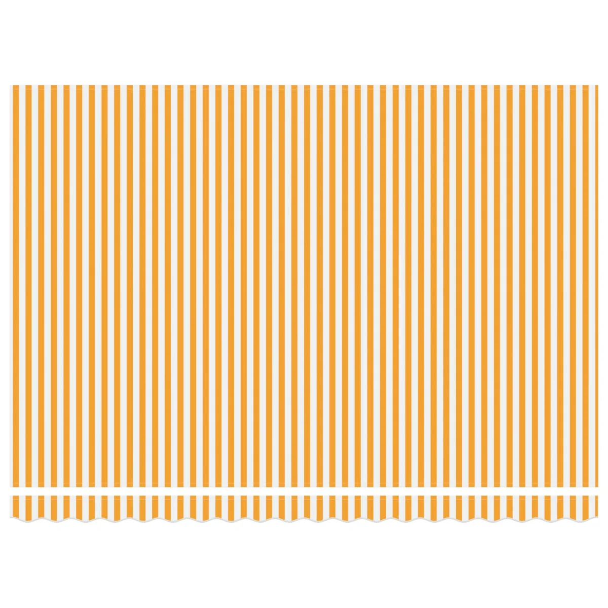 Kézi Retraktálható Napernyő Sárga 4 × 3 m
