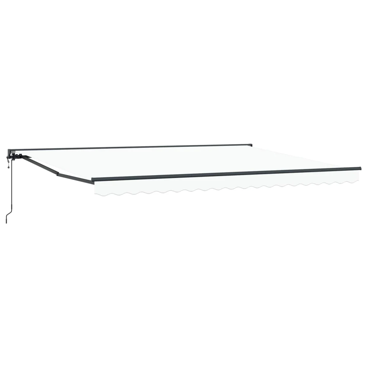 Elektromos Kihúzható Napernyő Fehér 4 × 3,5 m