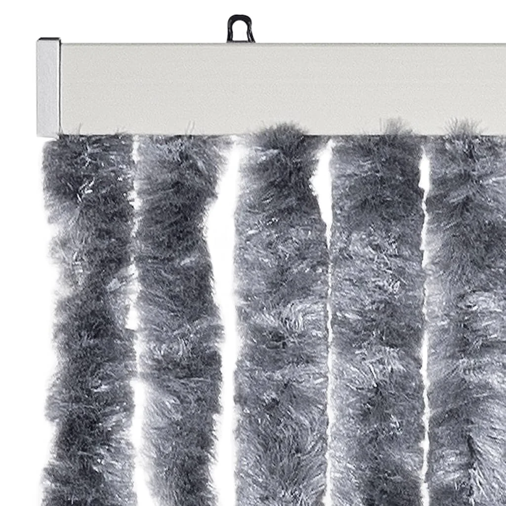 Ezüst zsenília rovarfüggöny 100 x 230 cm