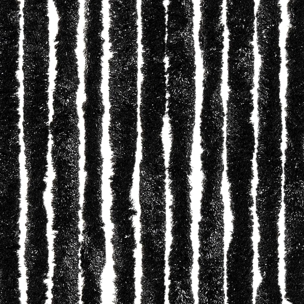 Antracitszürke zsenília rovarfüggöny 100 x 230 cm