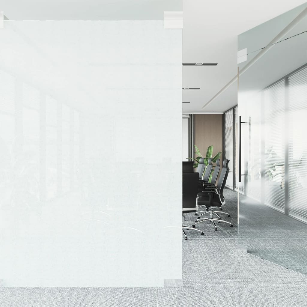 3 db matt átlátszó fehér PVC statikus ablakfólia