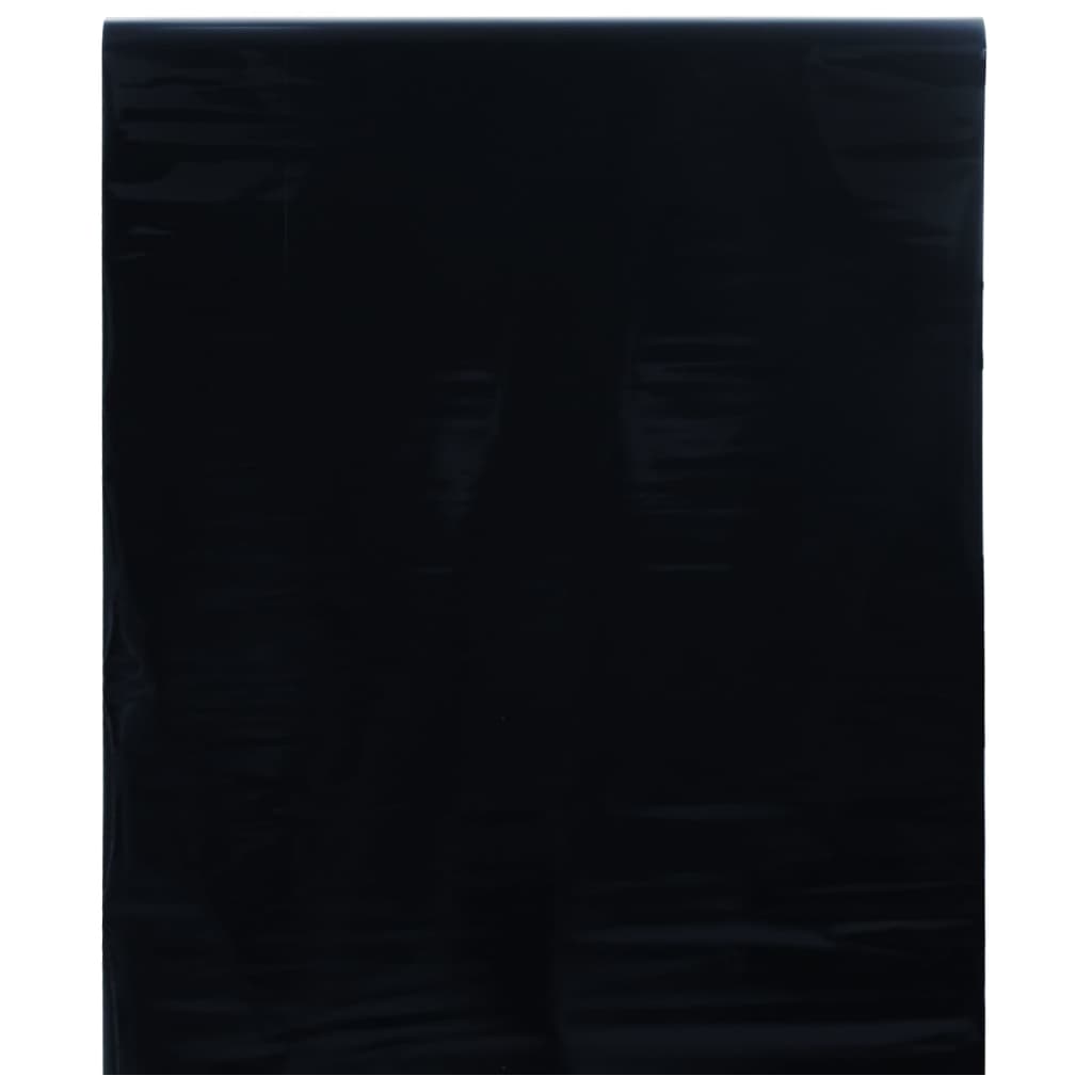 3 db matt fekete PVC statikus ablakfólia