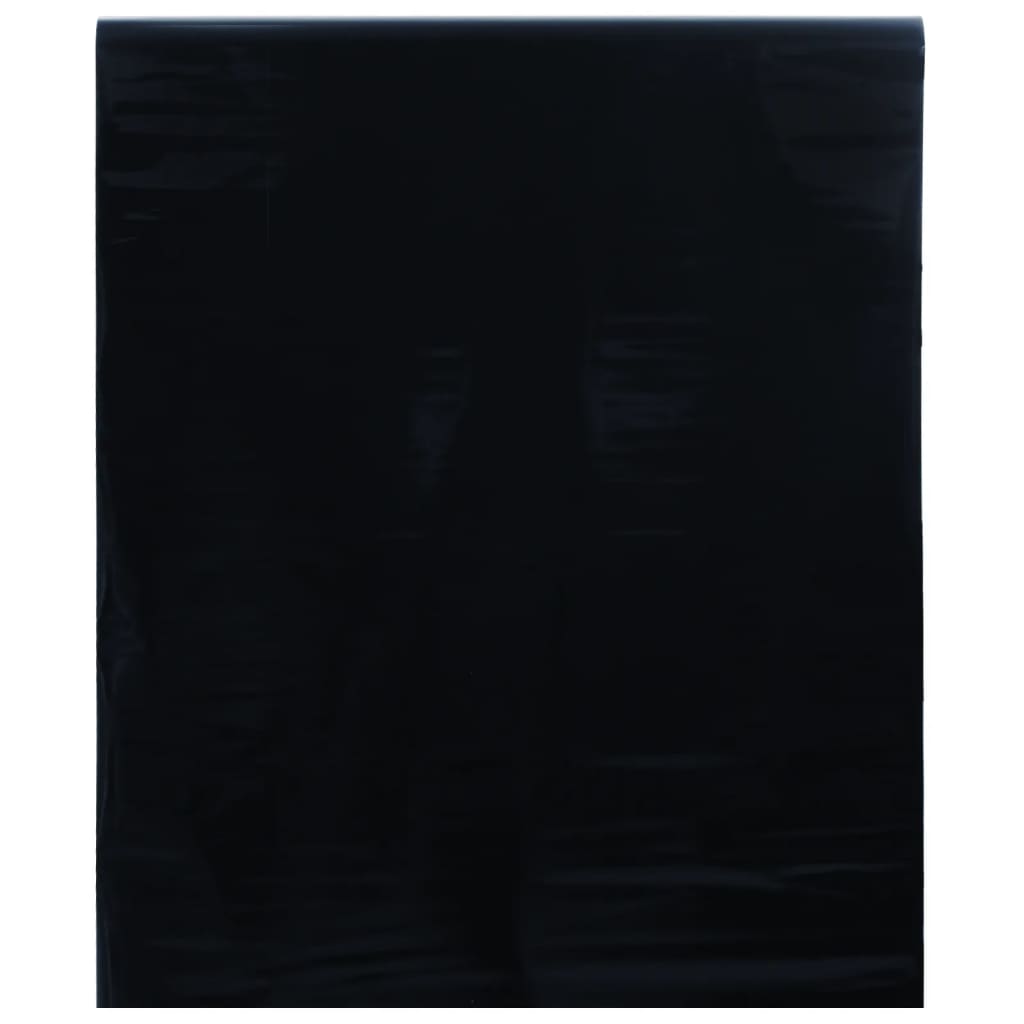 3 db matt fekete PVC statikus ablakfólia