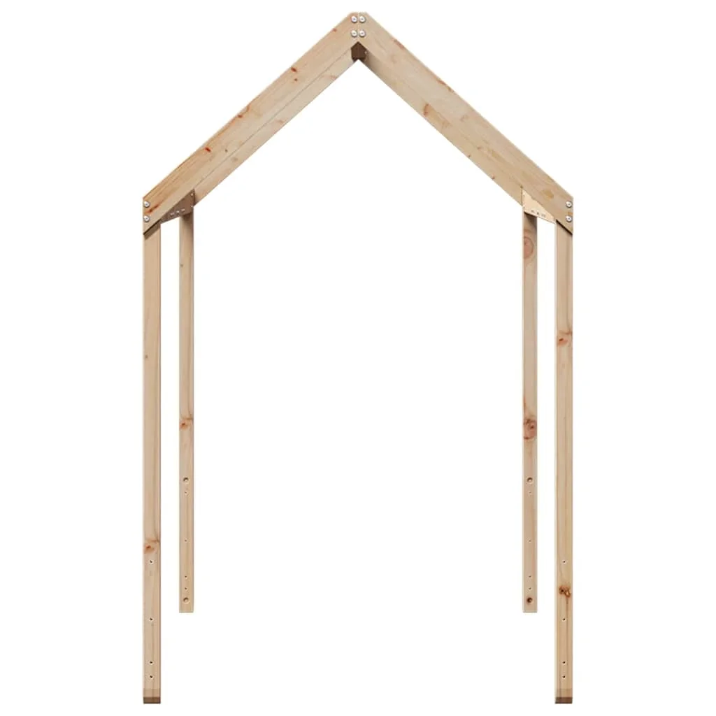 Tömör fenyőfa gyerekágytető 217 x 85,5 x 154 cm