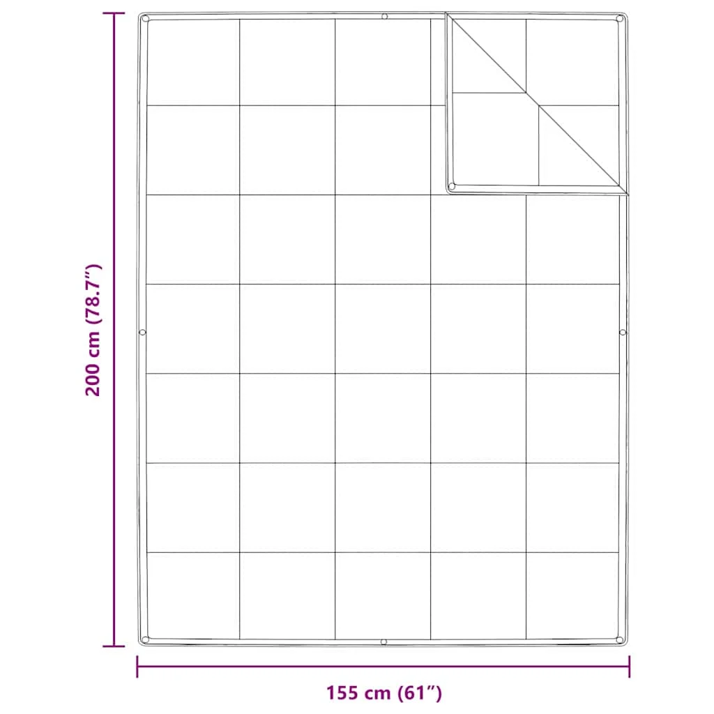 Paplan párnával 2 pcs Fehér 155 x 200 cm Pehely