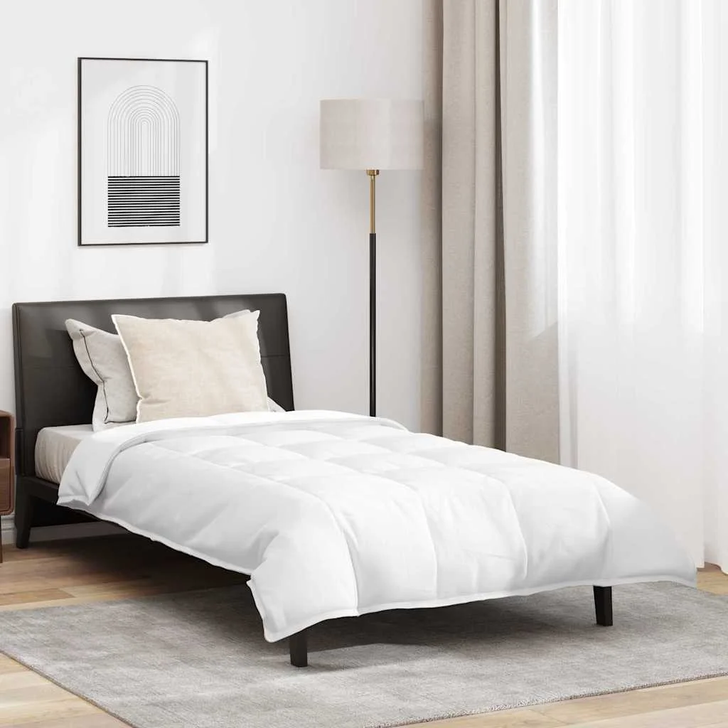 Paplan párnával 2 pcs Fehér 135 x 220 cm Pehely