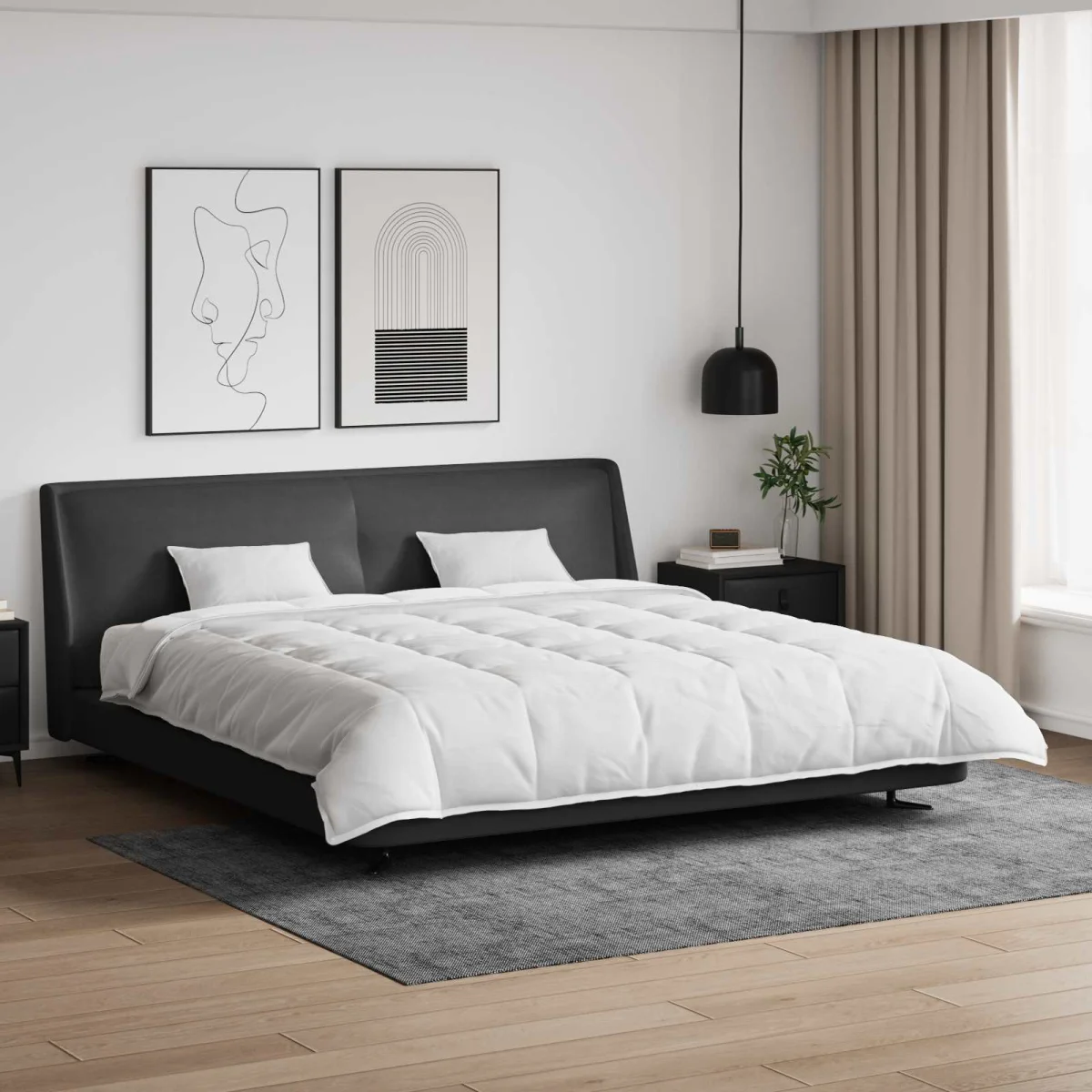 Takaró szett párnával 3 pcs Fehér Levegőpárna