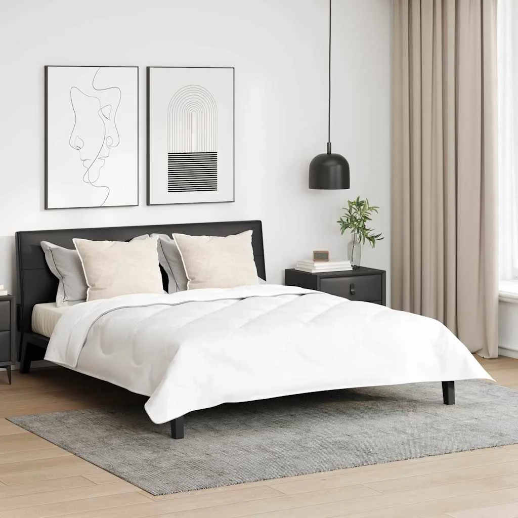 Takaró garnitúra párnával 3 pcs Fehér 240 x 220 cm Mikroszál