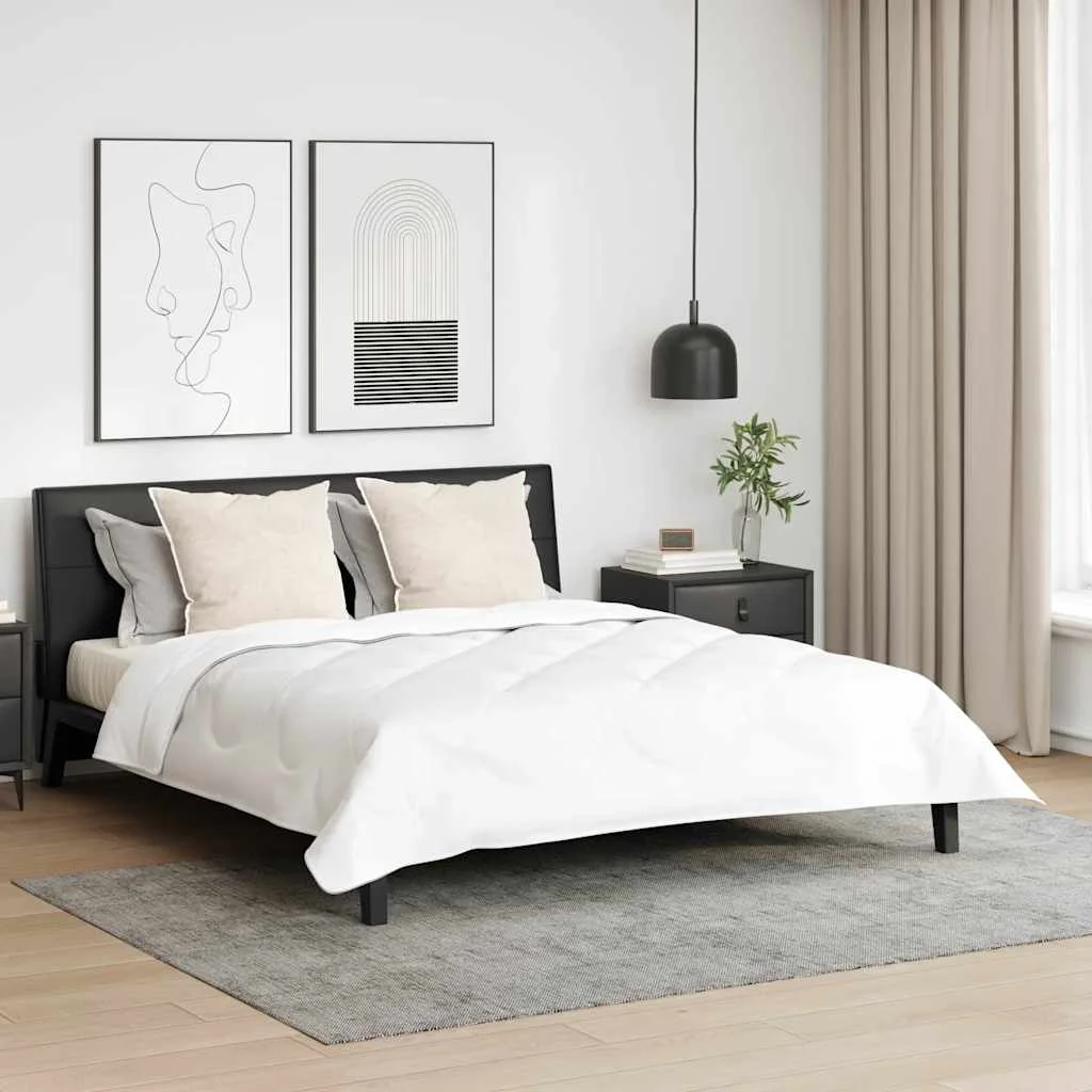 Takaró garnitúra párnával 3 pcs Fehér 260 x 220 cm Mikroszál