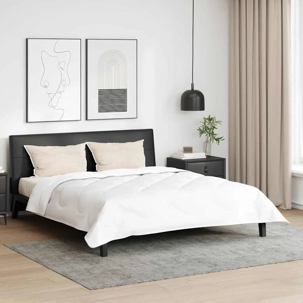 Takaró garnitúra párnával 3 pcs Fehér 200 x 220 cm Mikroszál