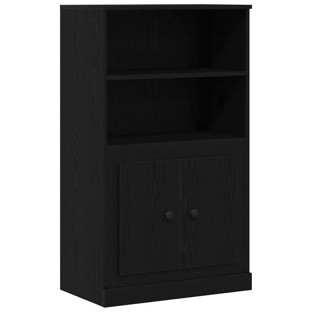 Fekete tölgy magasszekrény 132x35,5x103,5 cm Ellenálló anyagból