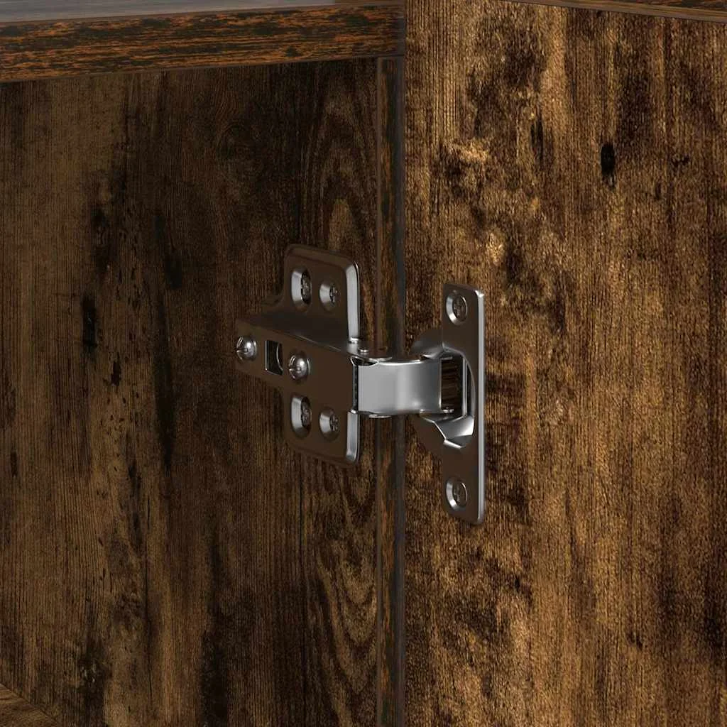 Tálaló Füstölt tölgy Mérnöki fa 116 x 30 x 75 cm