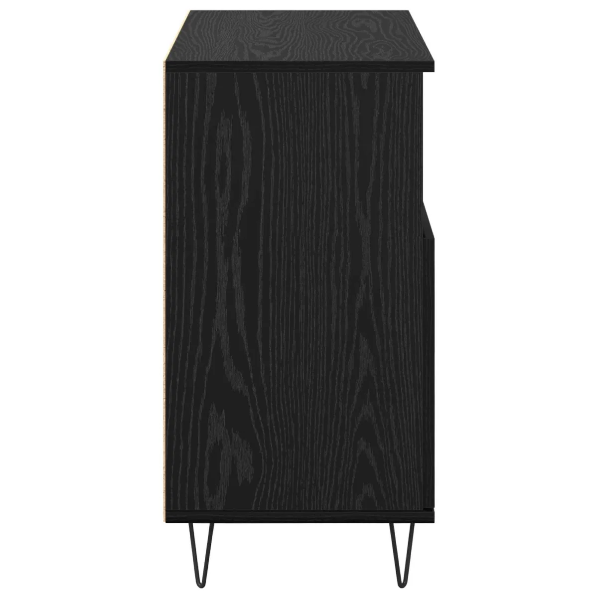Széf 3 pcs Fekete tölgy 60 x 35 x 70 cm