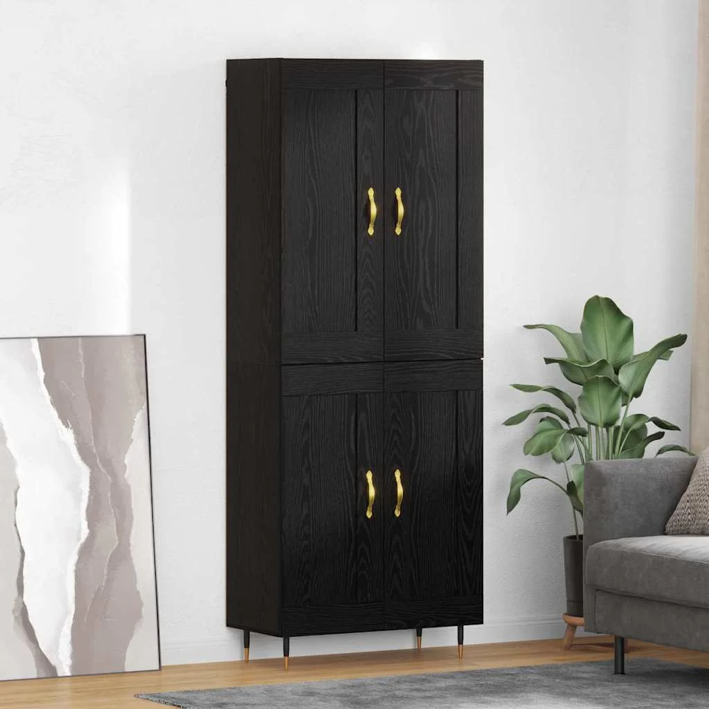 Magasfiú Fekete tölgy 69,5 x 34 x 180 cm Faanyag