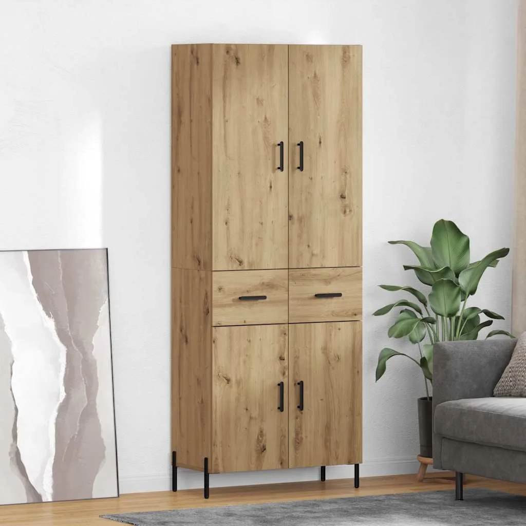 Magasfiú fiókkal Artisan tölgy 69,5 x 34 x 180 cm Faanyag