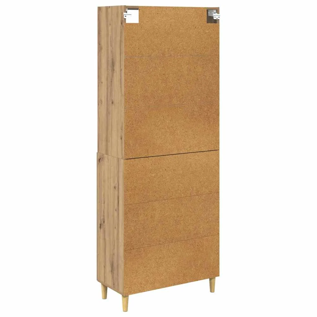 Magasfiú fiókkal Artisan tölgy 69,5 x 32,5 x 180 cm Faanyag