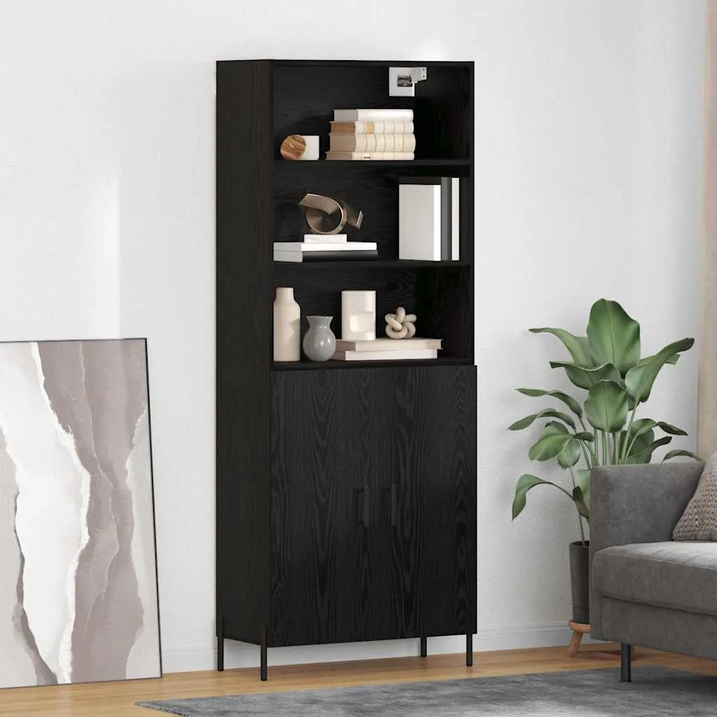 Magasfiú Fekete tölgy 69,5 x 34 x 180 cm Faanyag
