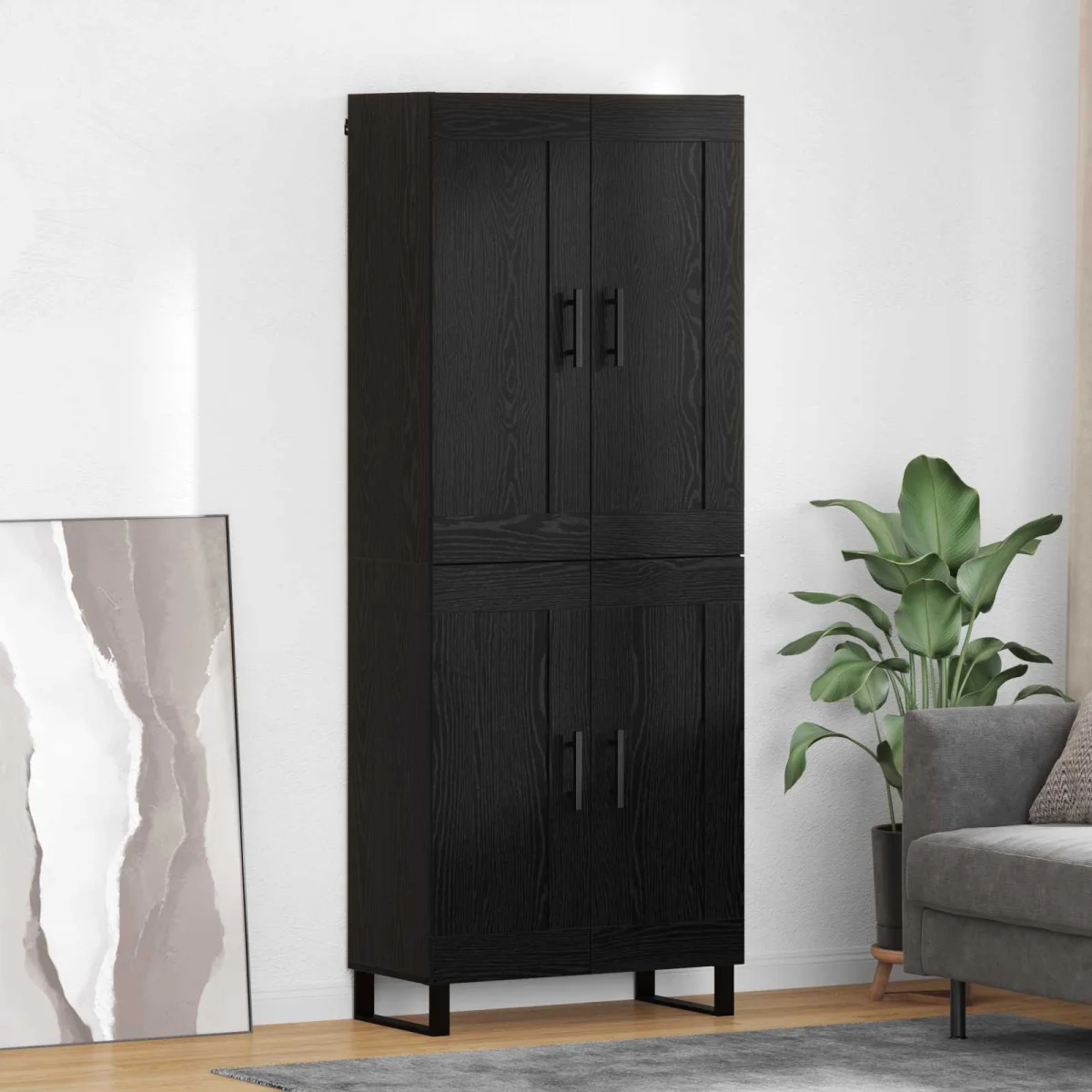 Magasfiú Fekete tölgy 69,5 x 34 x 180 cm Faanyag