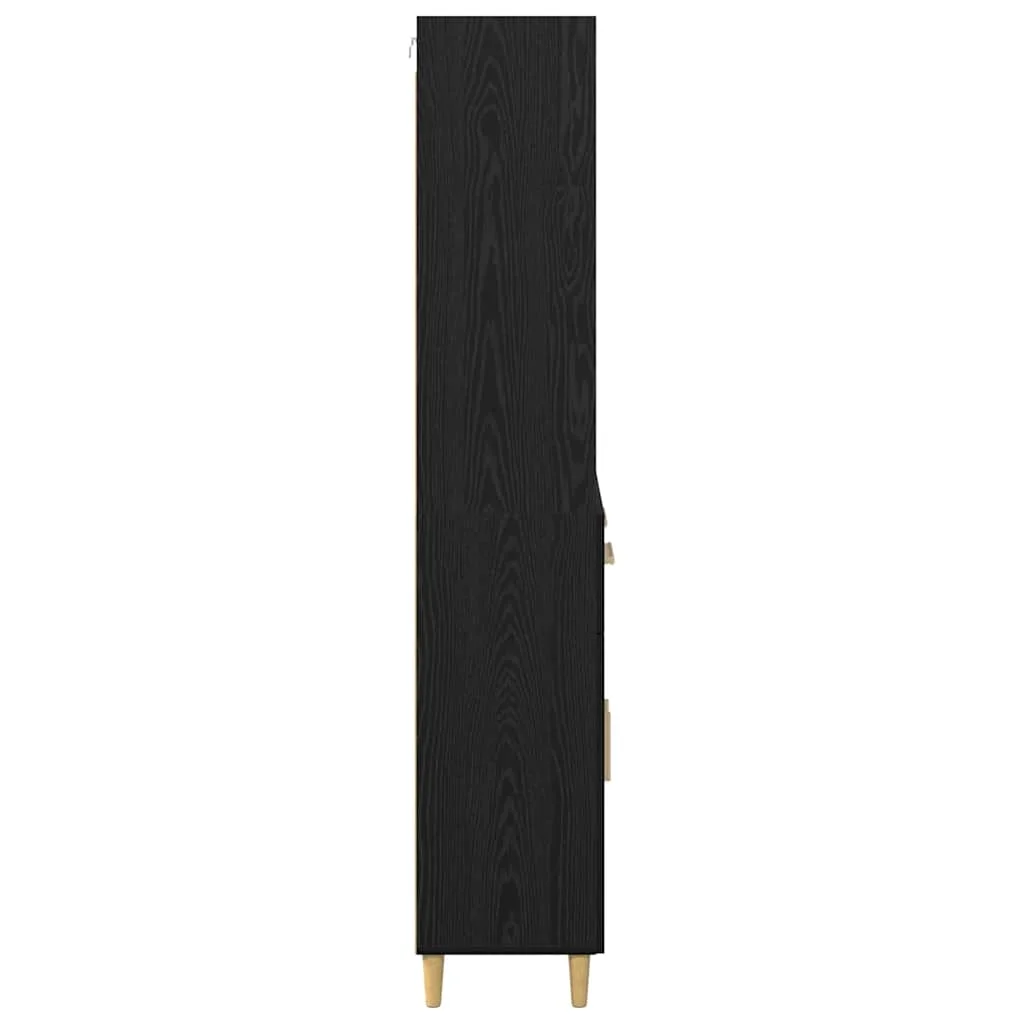 Magasfiú fiókkal Fekete tölgy 69,5 x 34 x 180 cm Faanyag