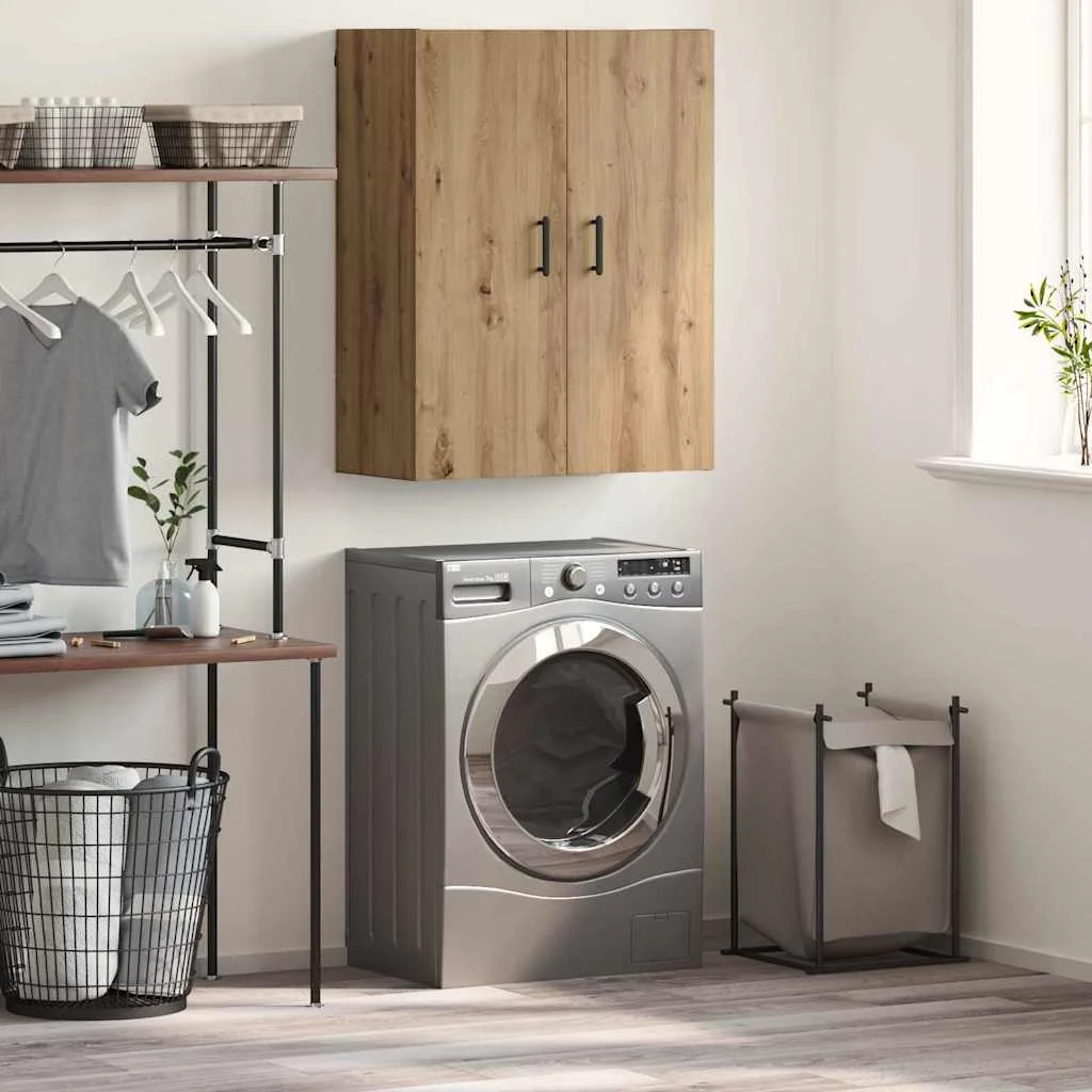 Fali szekrény kézműves tölgy 69.5 x 34 x 90 cm Faanyag