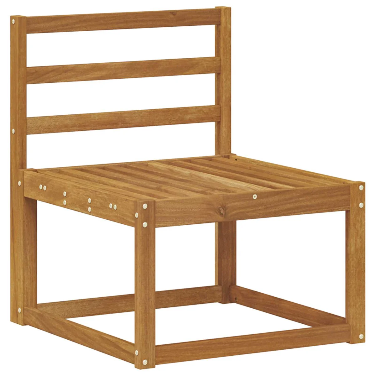 Kültéri kanapé szett 9 pcs Természetes Tömör Akácfa