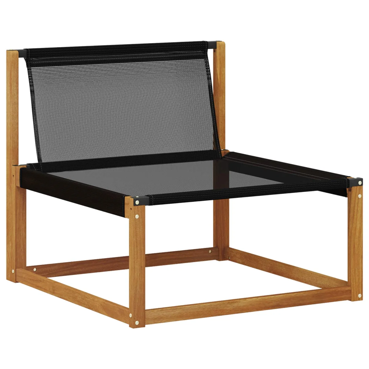 Kültéri kanapé szett párnával 7 pcs Természetes és bézs