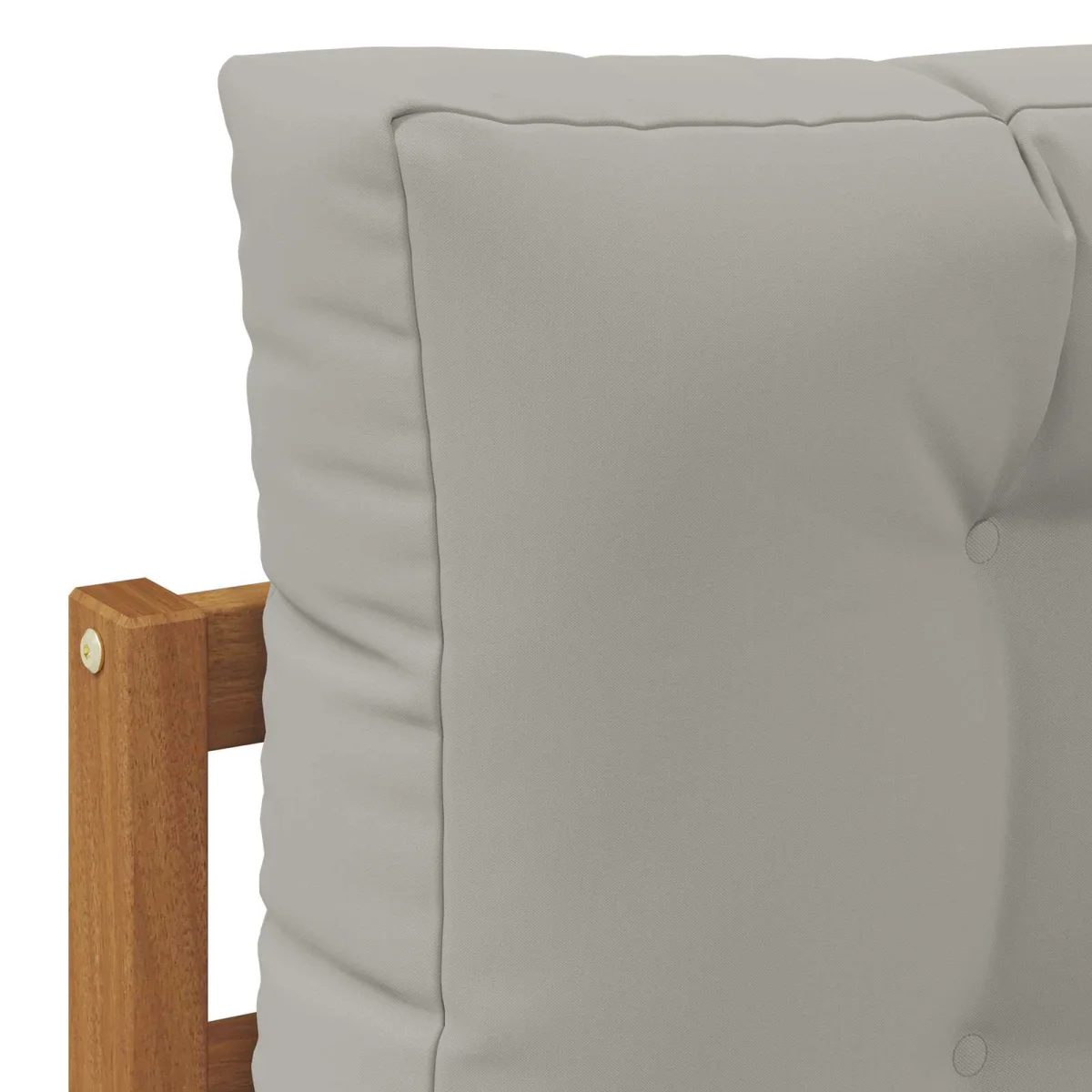 Kültéri kanapé szett 7 pcs Természetes és Világosszürke