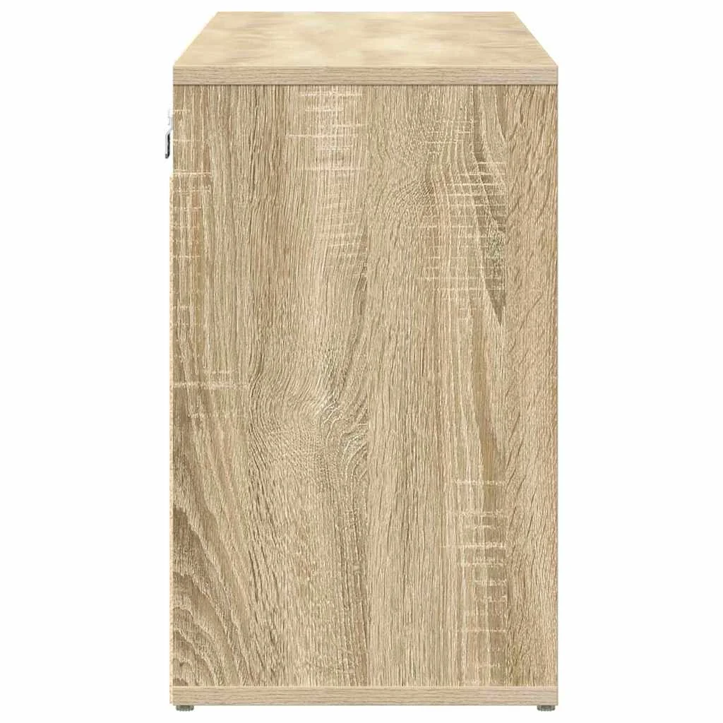 Cipősszekrény polcokkal sonoma tölgy 103 x 30 x 51 cm Faanyag