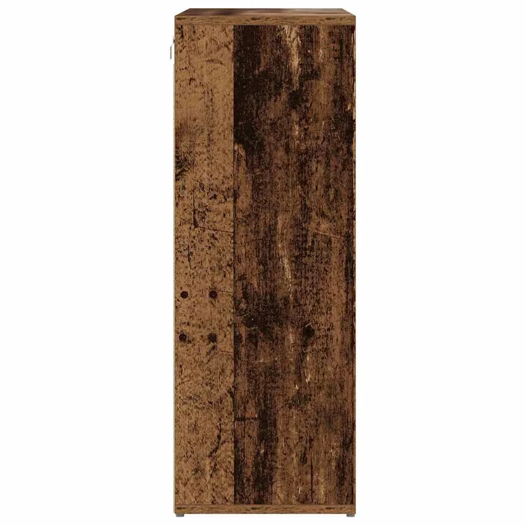 Cipősszekrény polcokkal Régi fa 77.5 x 30 x 83.5 cm Faanyag