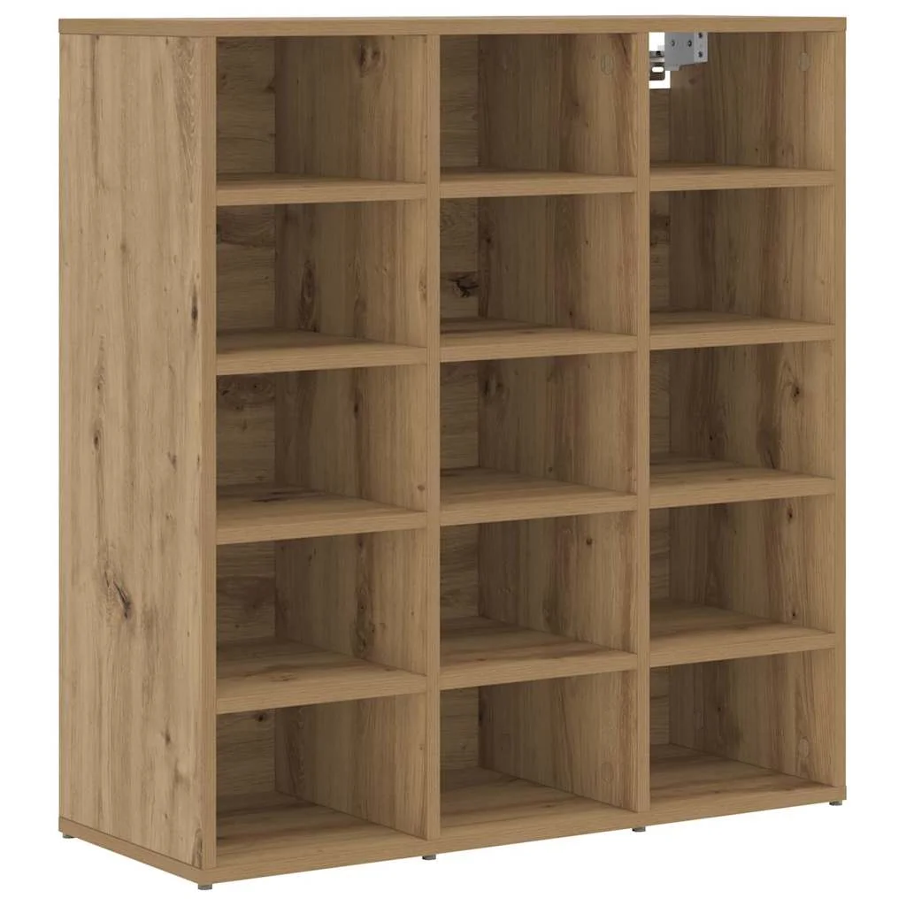 Cipősszekrény kézműves tölgy 77.5 x 30 x 83.5 cm Faanyag
