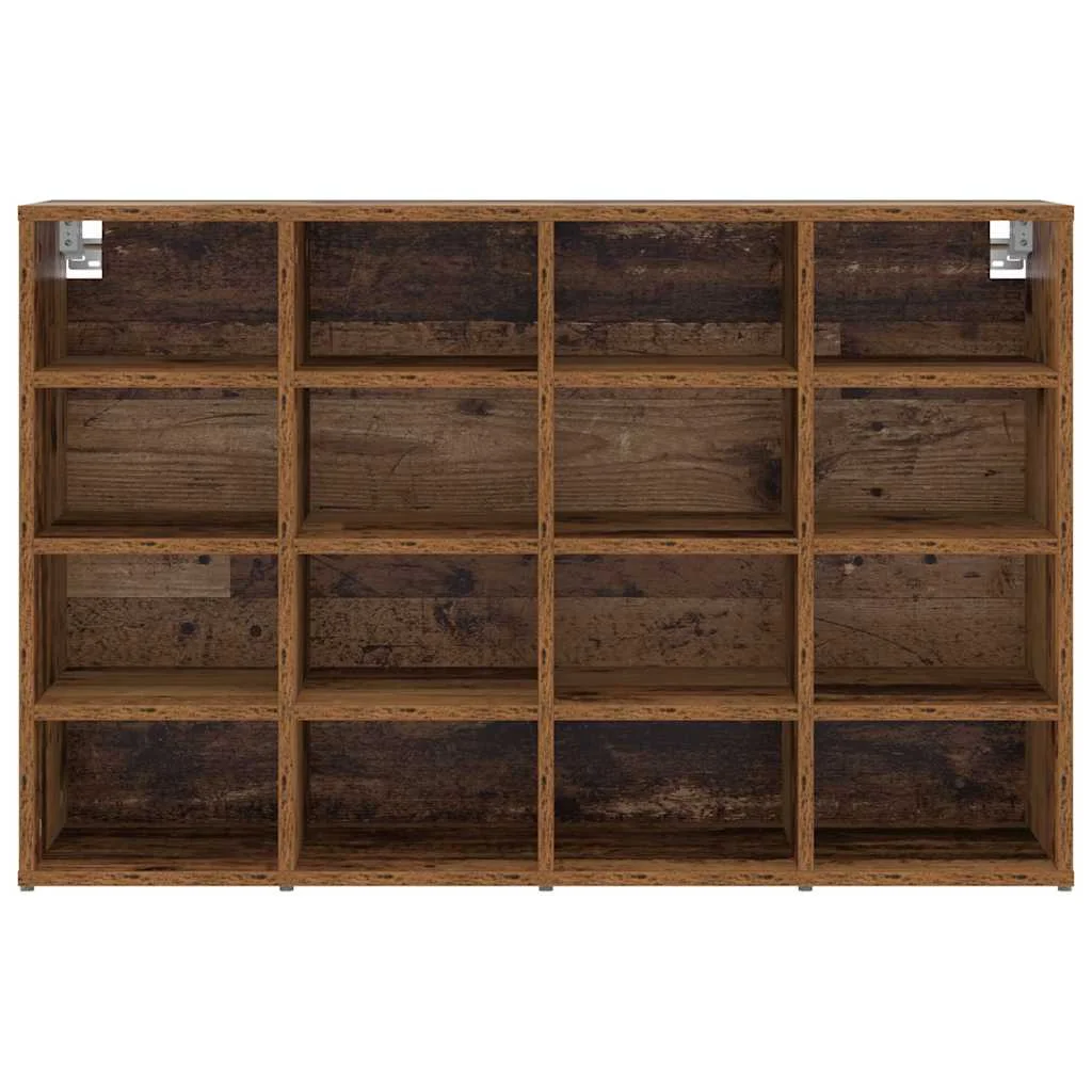 Cipősszekrény polcokkal Régi fa 103 x 30 x 67 cm Faanyag