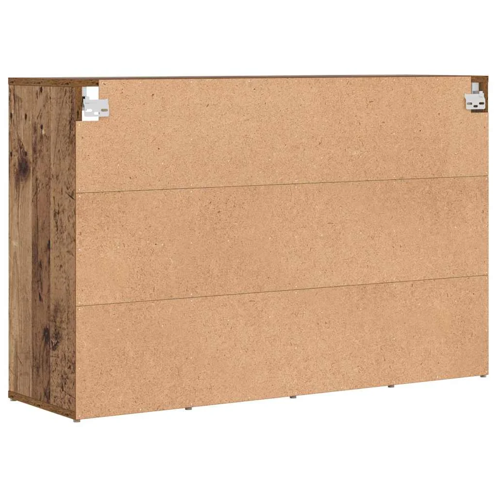 Cipősszekrény polcokkal Régi fa 103 x 30 x 67 cm Faanyag