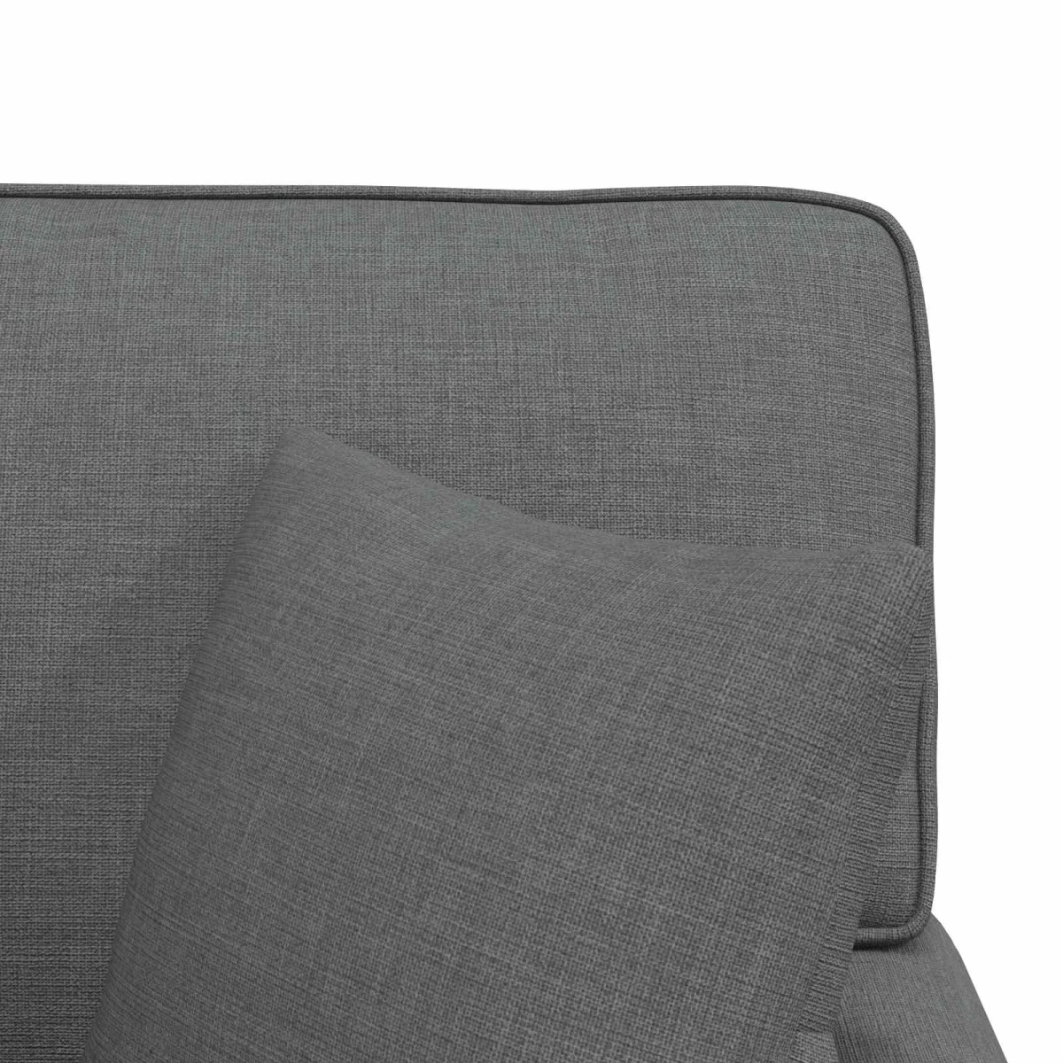 Fotel Loungba Szoknyával Sötétszürke 91 x 157 x 91 cm szövet