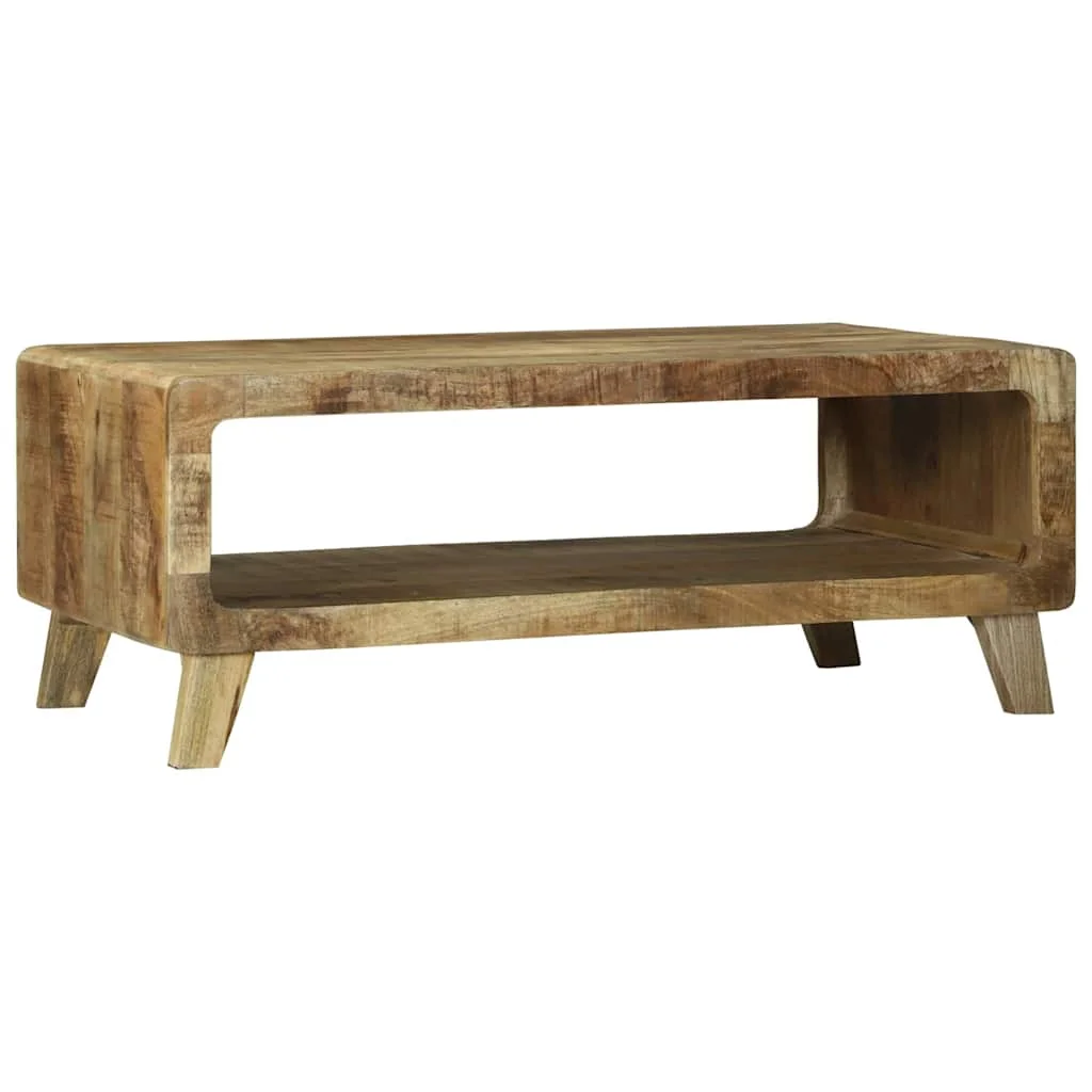 Dohányzóasztal Barna 90 x 50 x 35 cm Tömör Mangófát