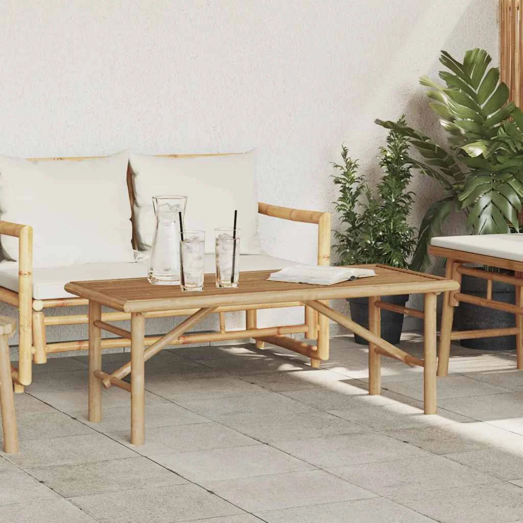 Dohányzóasztal Barna 110 x 50 x 43 cm bambusz