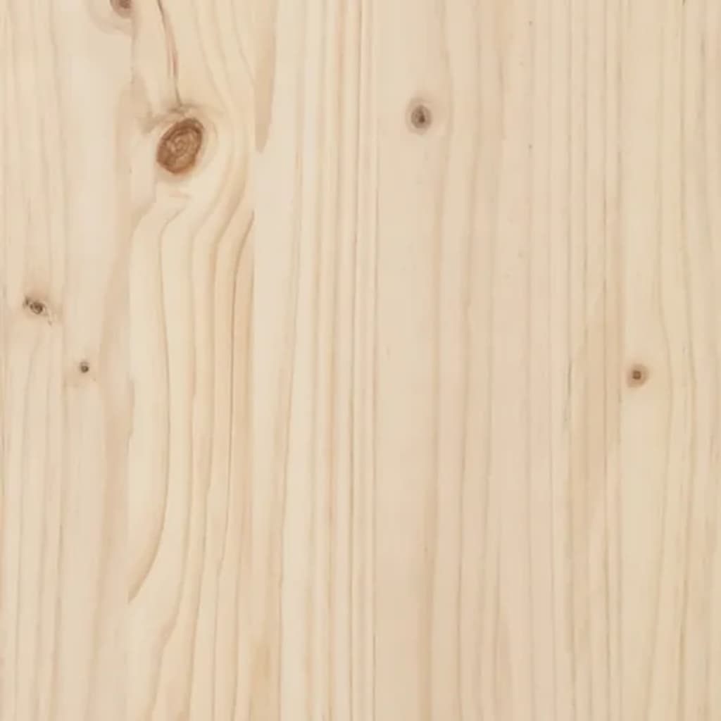 Tömör fenyőfa dohányzóasztal 80x81x36,5 cm
