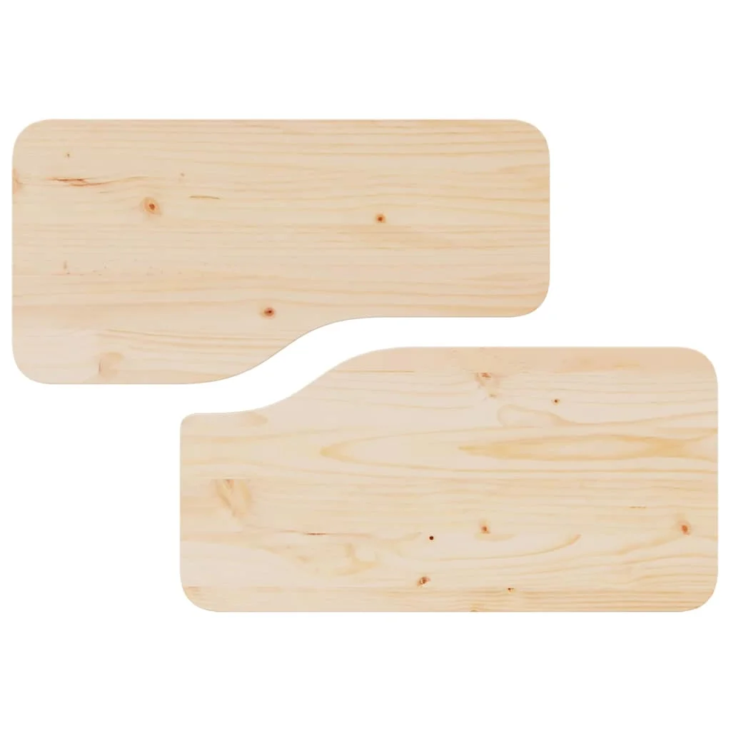 Dohányzóasztal 2 pcs Természetes 100 x 69 x 35.5 cm