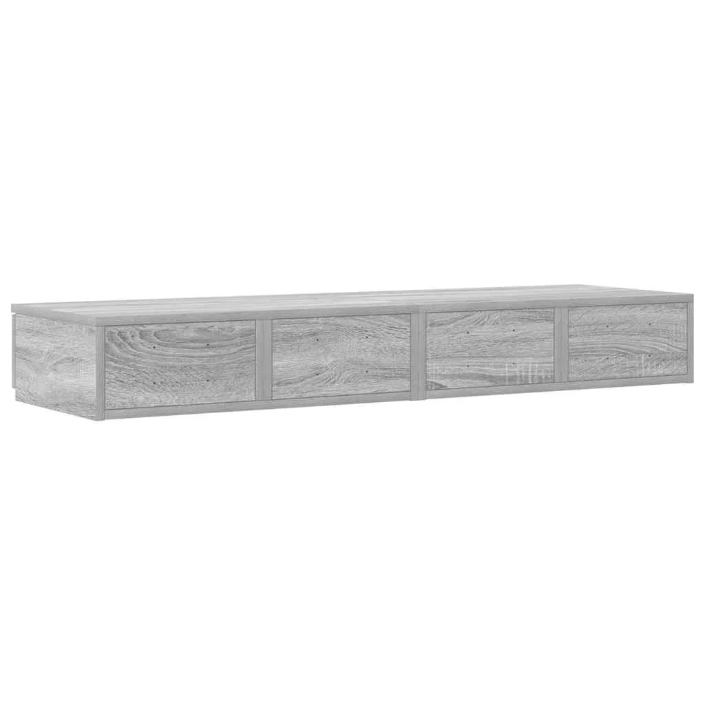 Ágyfiókok fiókkal Szürke Sonoma 120 x 36,5 x 16,5 cm Faanyag