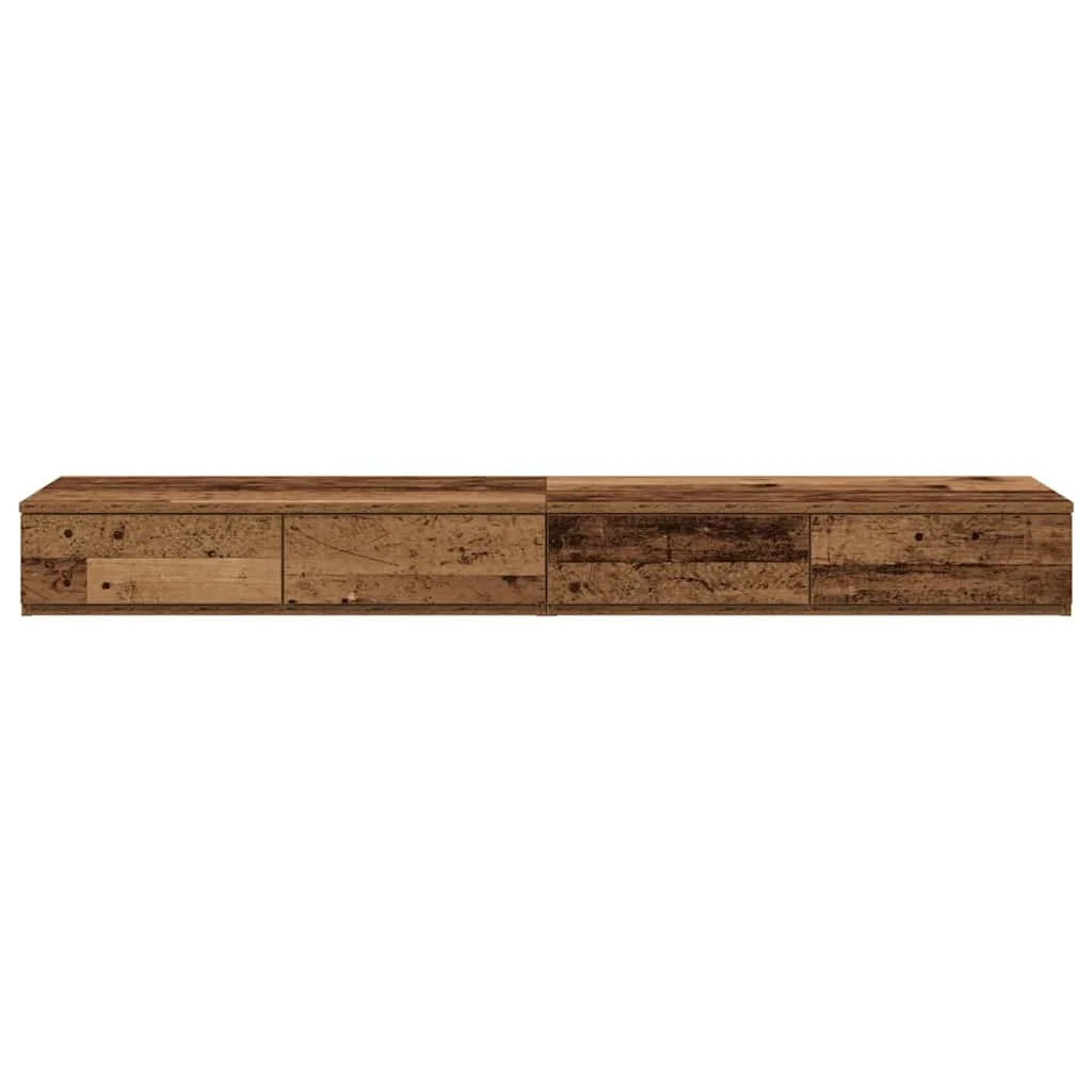 Ágyfiókok fiókkal Öreg fa 120 x 36,5 x 16,5 cm Faanyag
