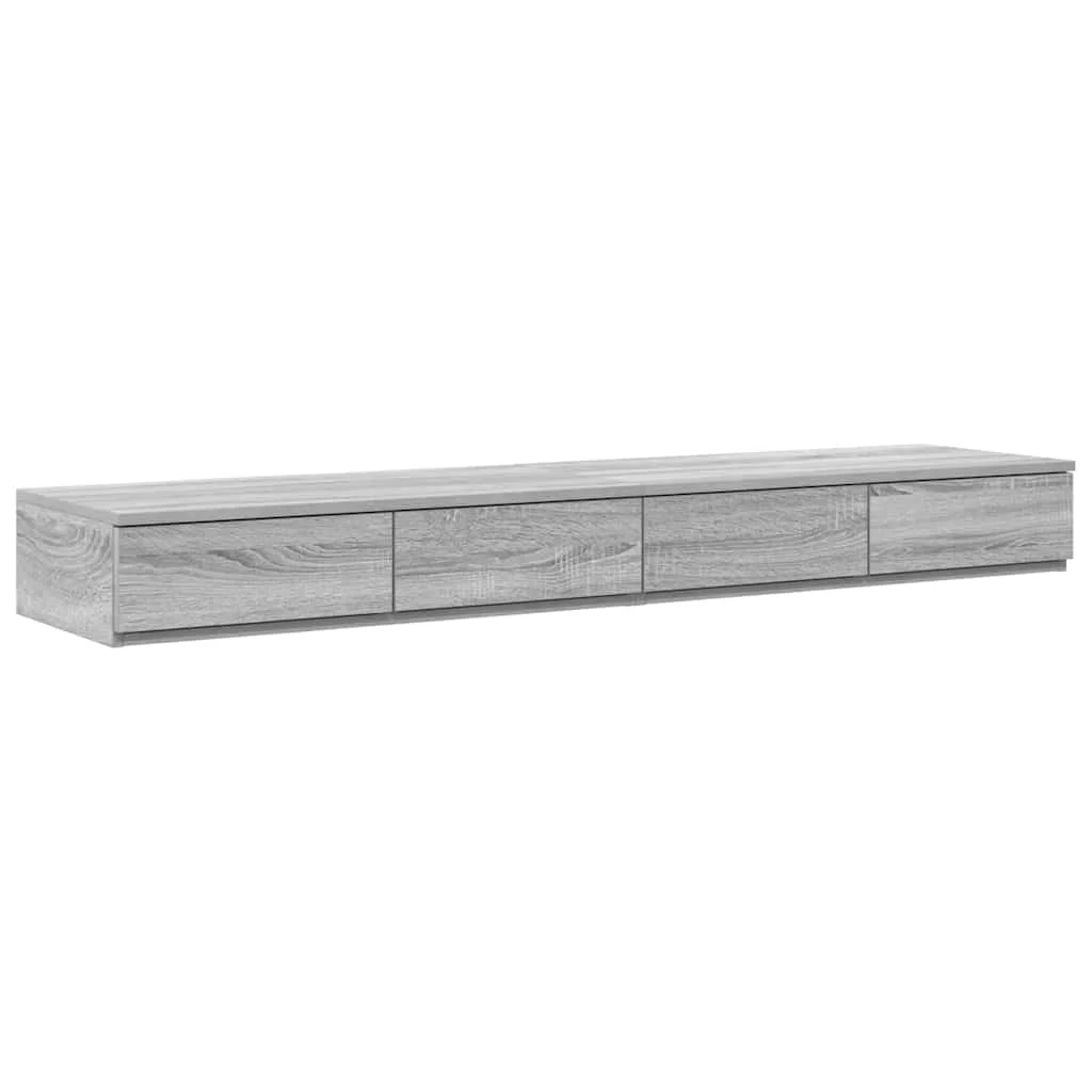 Ágyfiókok fiókkal Szürke sonoma 135 x 36.5 x 16.5 cm Faanyag