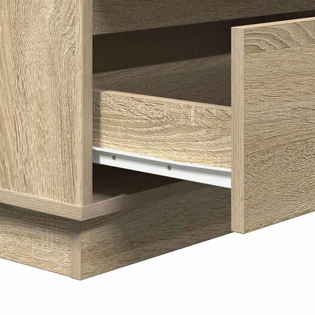 Éjjeliszekrény fiókkal Sonoma tölgy 71 x 34,5 x 75 cm Faanyag