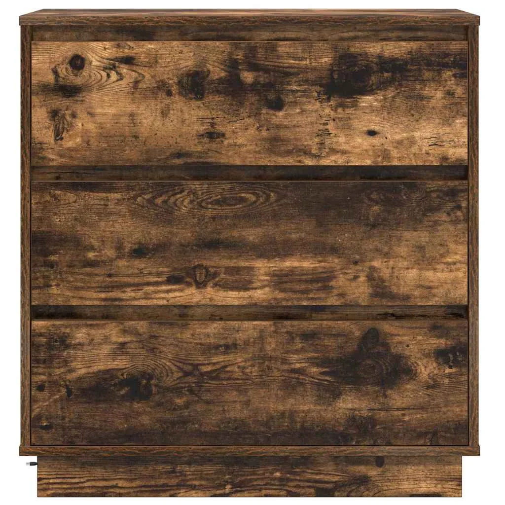Éjjeliszekrény fiókkal Füstölt tölgy 71 x 34,5 x 75 cm Faanyag