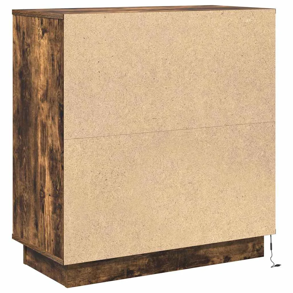 Éjjeliszekrény fiókkal Füstölt tölgy 71 x 34,5 x 75 cm Faanyag