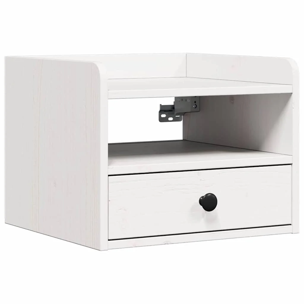 Éjjeliszekrények 2 pcs Fehér 38 x 36 x 29.5 cm Tömör fenyőfa