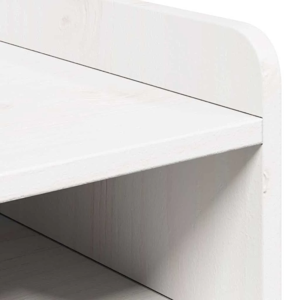 Éjjeliszekrények 2 pcs Fehér 38 x 36 x 29.5 cm Tömör fenyőfa