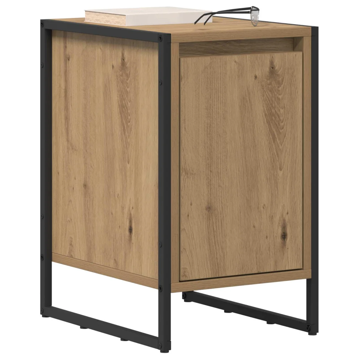 Éjjeli asztal 2 pcs Művészi tölgy 39,5 x 30 x 50 cm Faanyag