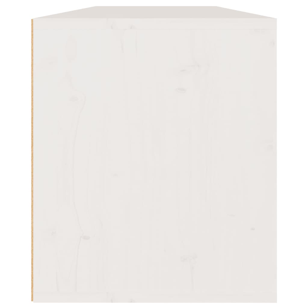 2 darab fehér tömör fenyőfa faliszekrény 60 x 30 x 35 cm